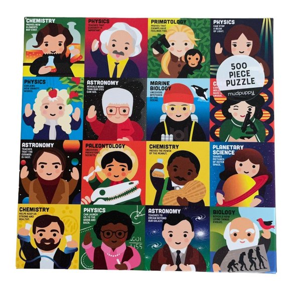 Mudpuppy Other - Mudpuppy Little Scientist 500 Pc Family Puzzle